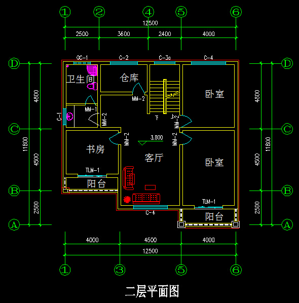 337P裸模啪啪人体私拍 经典小三屋别墅户型推荐 带平面图(图3) 337P裸模啪啪人体私拍 经典小三屋别墅户型推荐 带平面图(图3)