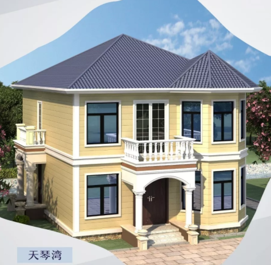 337p日本大胆欧洲噜噜 香格里拉轻钢别墅建筑 30万起建别墅【免费设计】(图3) 睿婕轻钢别墅