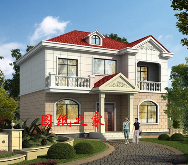 337P粉嫩大胆色噜噜噜 轻钢别墅年轻人的另一种居住选择,安全吗?(图3) 睿婕轻钢别墅户型