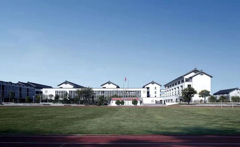 学校该有的样子,打卡轻钢网红基地,“新中式”学校建筑(图1) 睿婕轻钢别墅