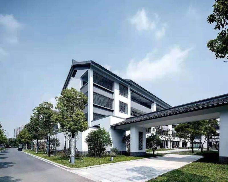 学校该有的样子,打卡轻钢网红基地,“新中式”学校建筑(图6) 睿婕轻钢别墅