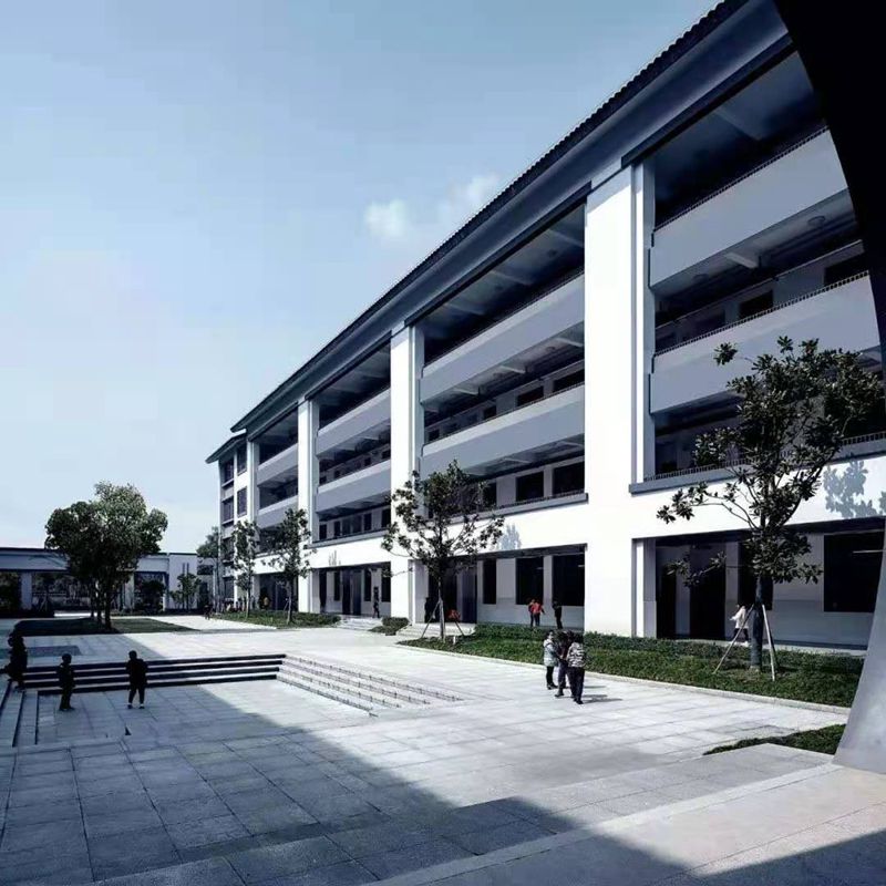 学校该有的样子,打卡轻钢网红基地,“新中式”学校建筑(图10) 睿婕轻钢别墅