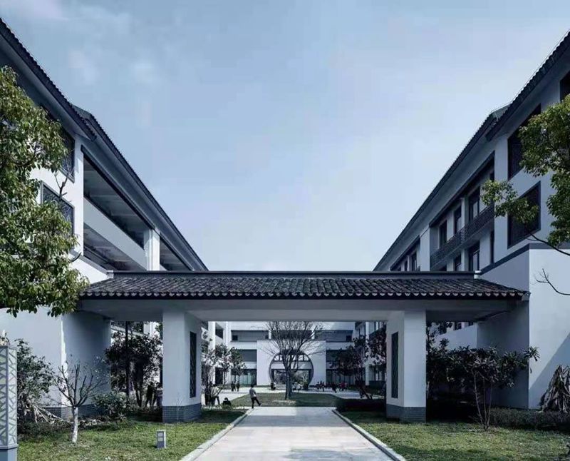 学校该有的样子,打卡轻钢网红基地,“新中式”学校建筑(图11) 睿婕轻钢别墅