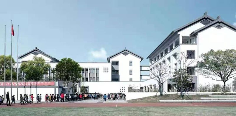 学校该有的样子,打卡轻钢网红基地,“新中式”学校建筑(图14) 睿婕轻钢别墅