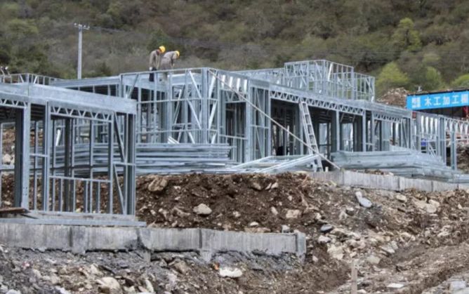 海拔4500米西藏军区建起了轻钢阳光房!你还觉得轻钢不靠谱吗?(图6) 睿婕轻钢别墅