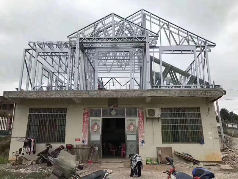 337p日本大胆欧洲噜噜 房屋加层加屋顶优先选用轻钢!看完你就真相大白(图5) 睿婕轻钢别墅