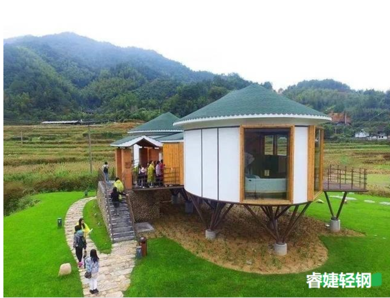 装配式钢结构之艺术中心(图2) 装配式钢结构之艺术中心(图2)